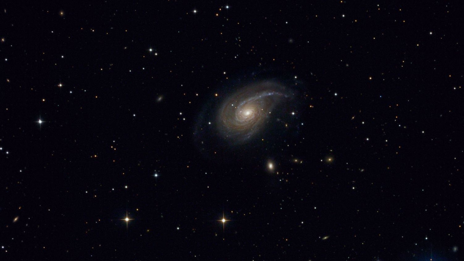 Le galassie NGC 772 e NGC 770 nella costellazione dell'Ariete. Michael Breite,
Stefan Heutz e Wolfgang Ries