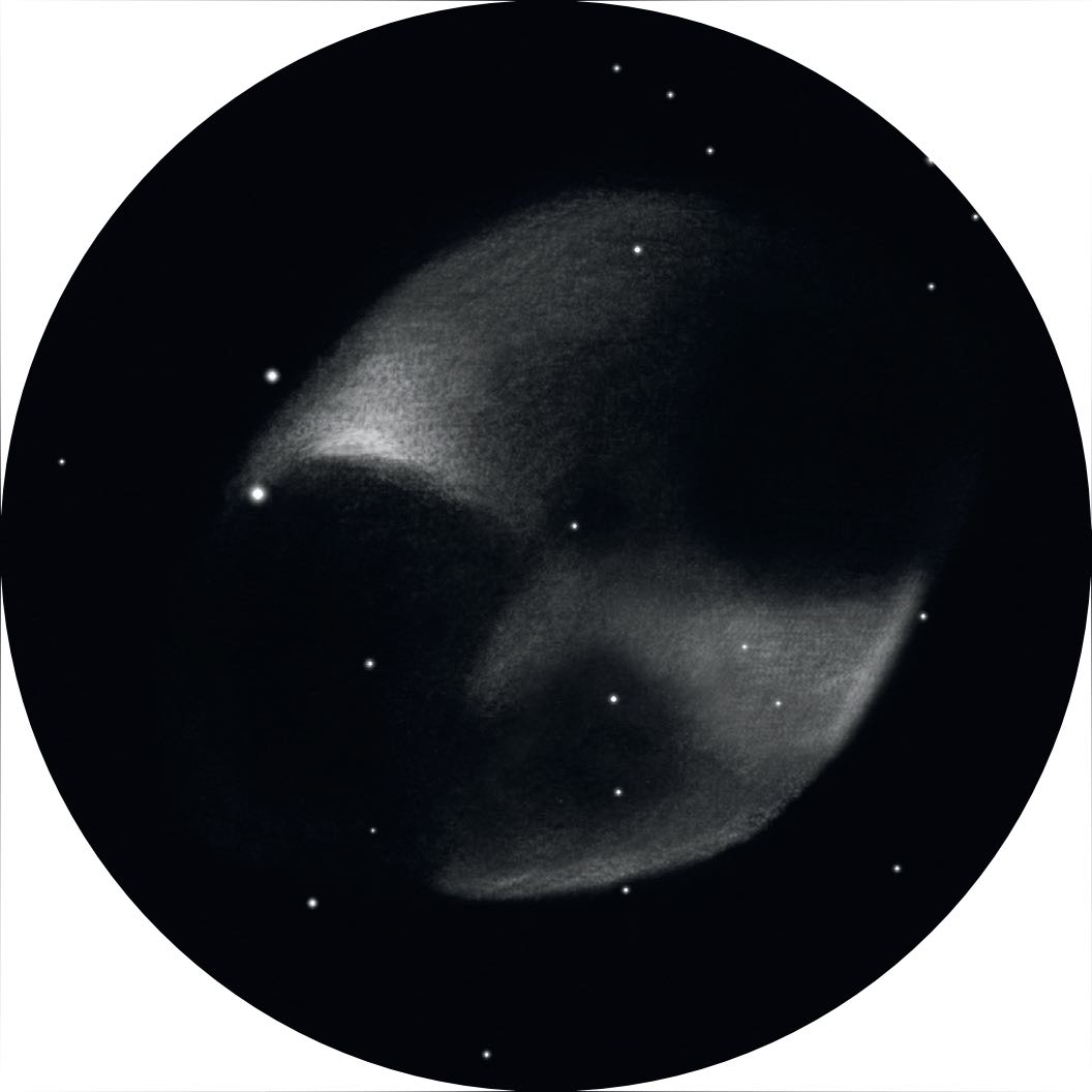 Immagine della nebulosa planetaria
M27. Rainer Mannoff