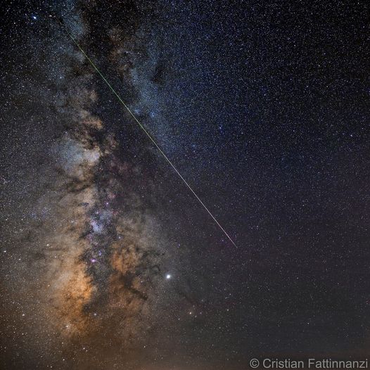 Una meteora, ripresa da Cristian Fattinnanzi