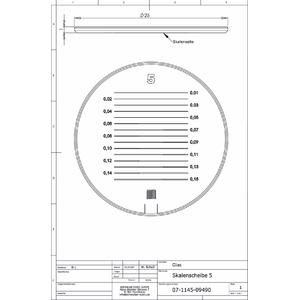 Schweizer Scala 5 per Lenti d'ingrandimento da appoggio Tech-Line