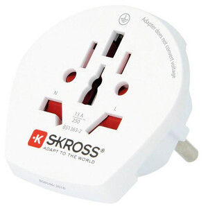 Skross Trasformatore Adattatore da viaggio World to Europe