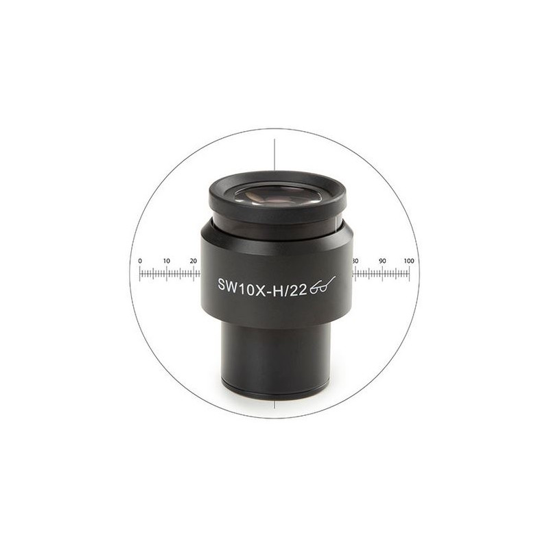 Euromex Oculare di misura 10x/22 mm, micrometro, mirino, Ø 30 mm, DX.6210-CM (Delphi-X)