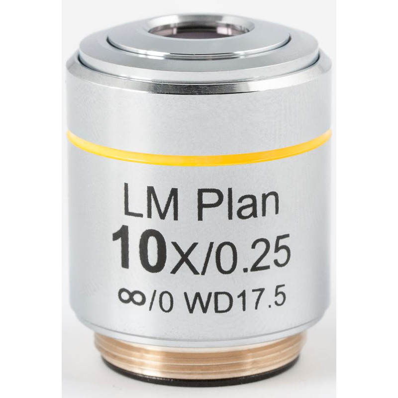 Motic Obiettivo LM PL, CCIS, LM, plan, achro, 10X/0.3, w.d.17.5mm (AE2000 MET)